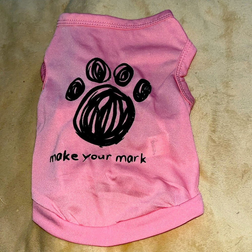 Drooling Dog small shirt vest - NWT